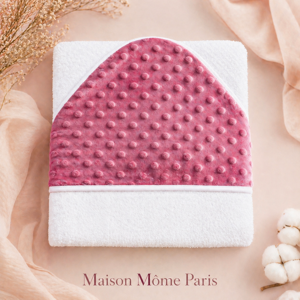 Parure de bain Minky Rose