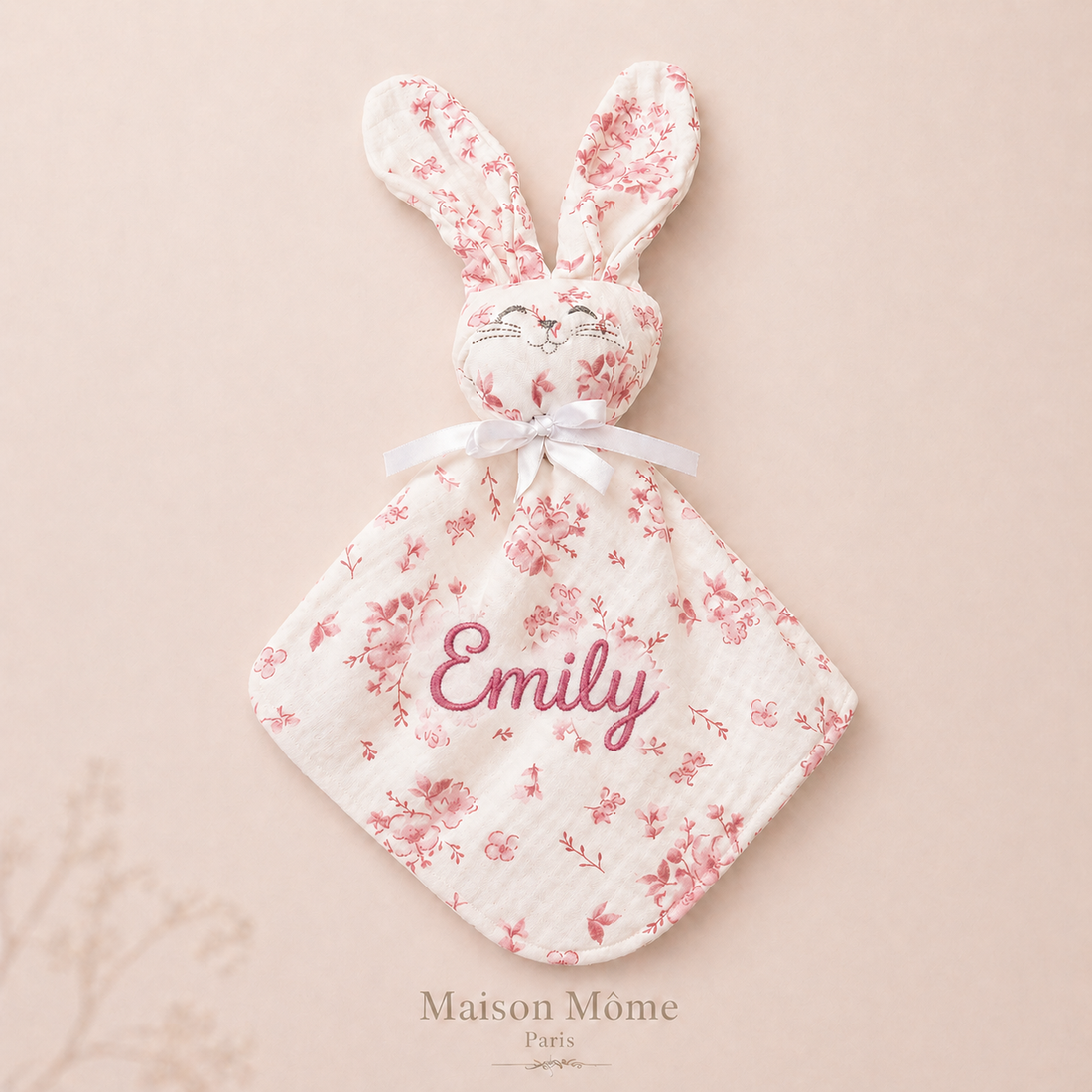 Doudou Fleur de Coton rose