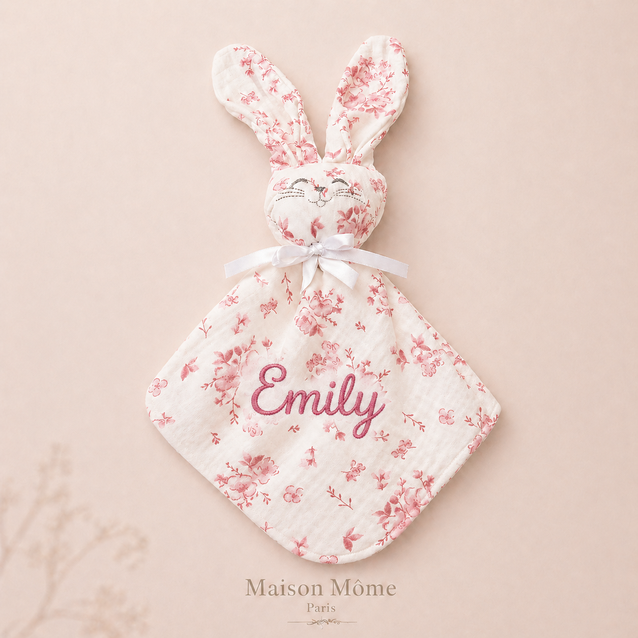 Doudou Fleur de Coton rose