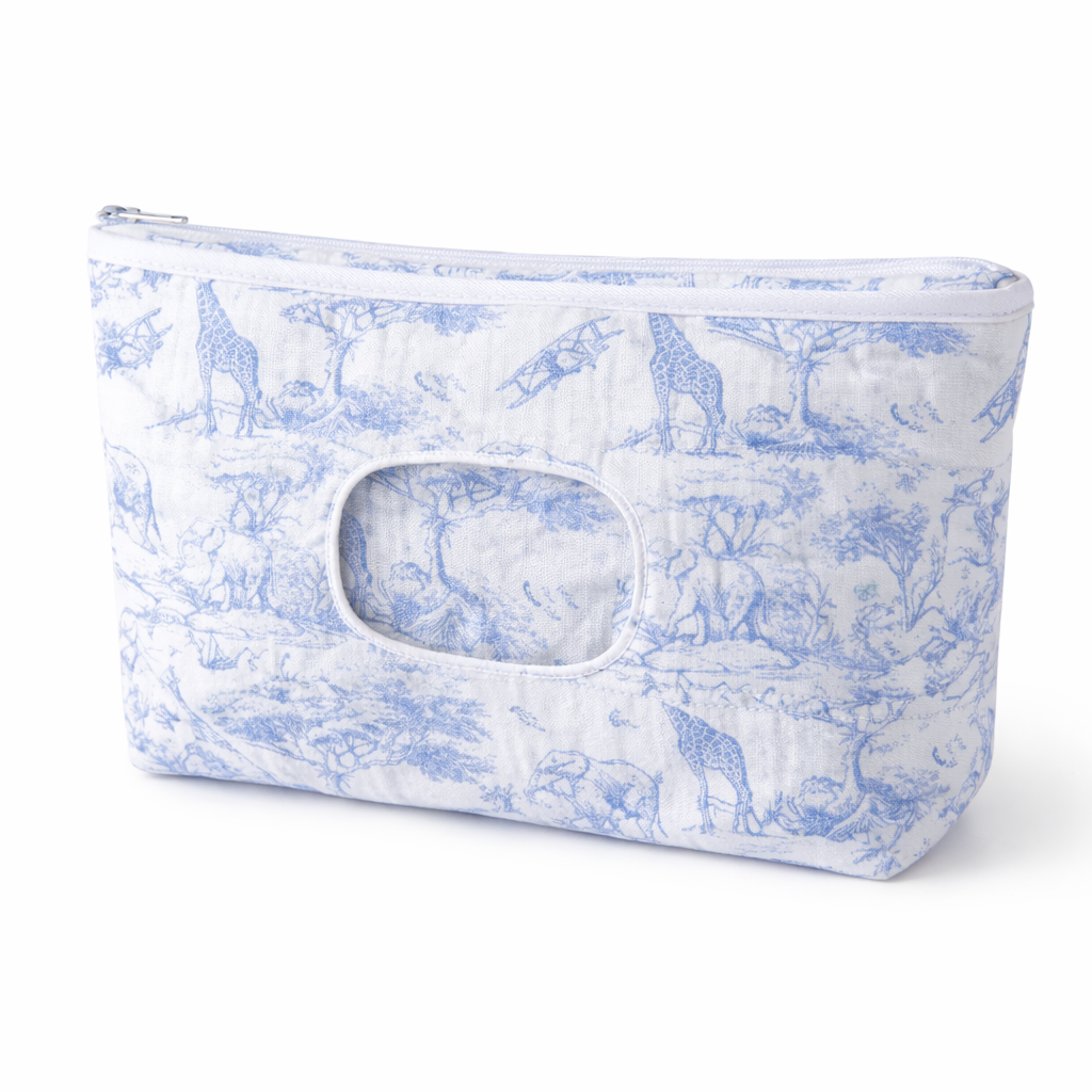 Pochette avec compartiment lingette