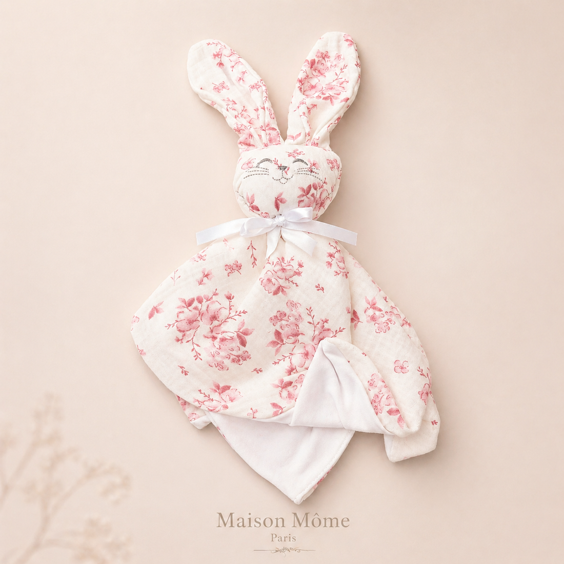 Doudou Fleur de Coton rose