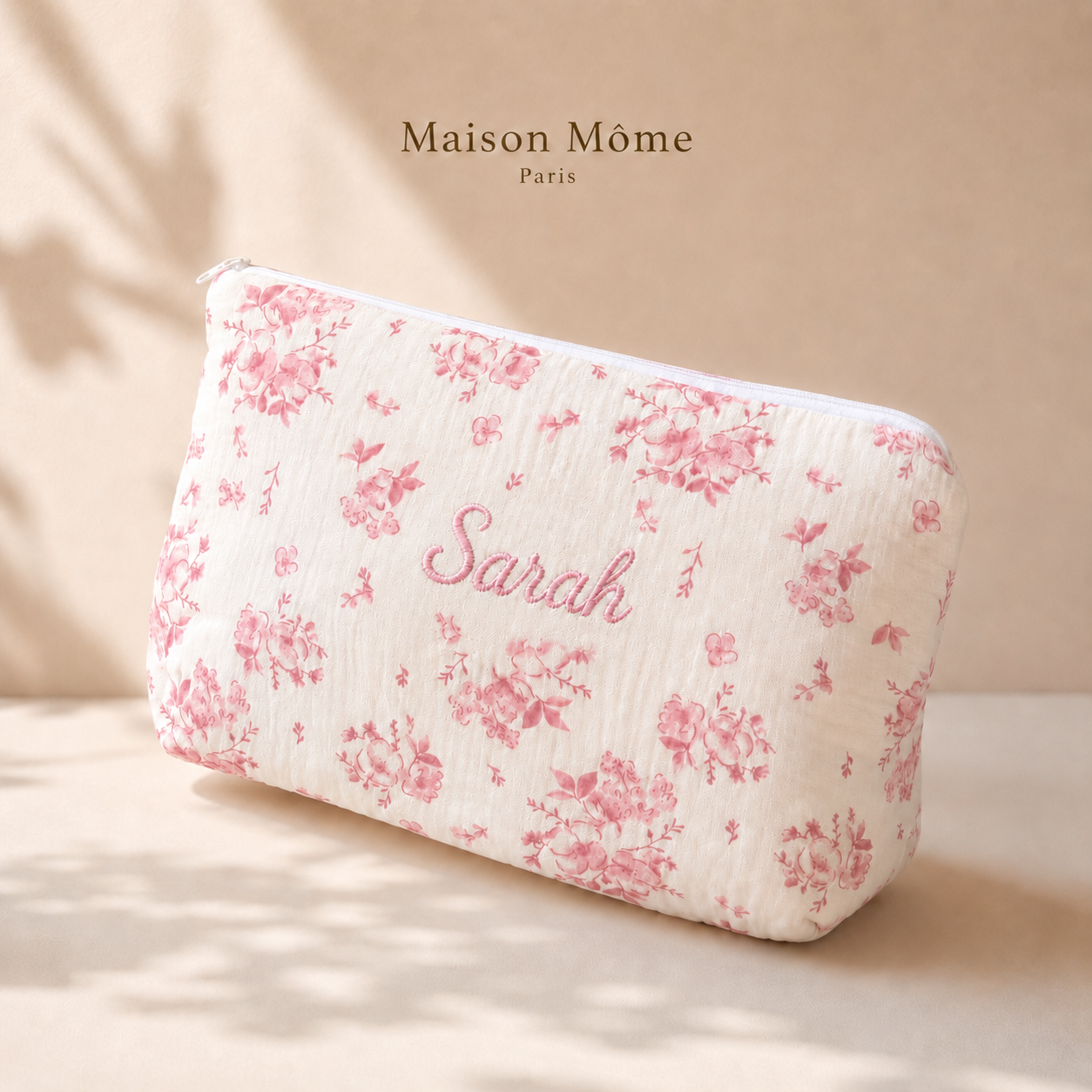 Pochette Fleur de Coton rose