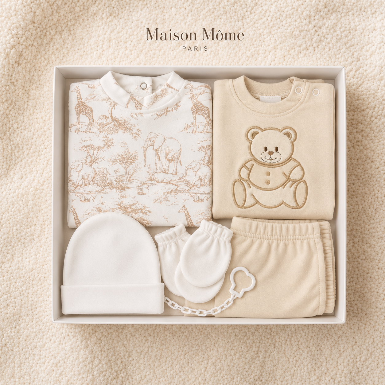 Coffret naissance Noa - 6 pièces Prêt à offrir