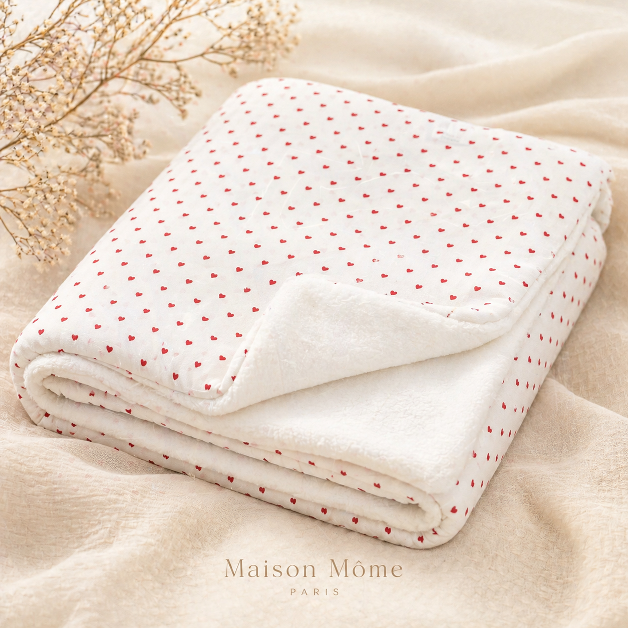 Plaid petit coeur