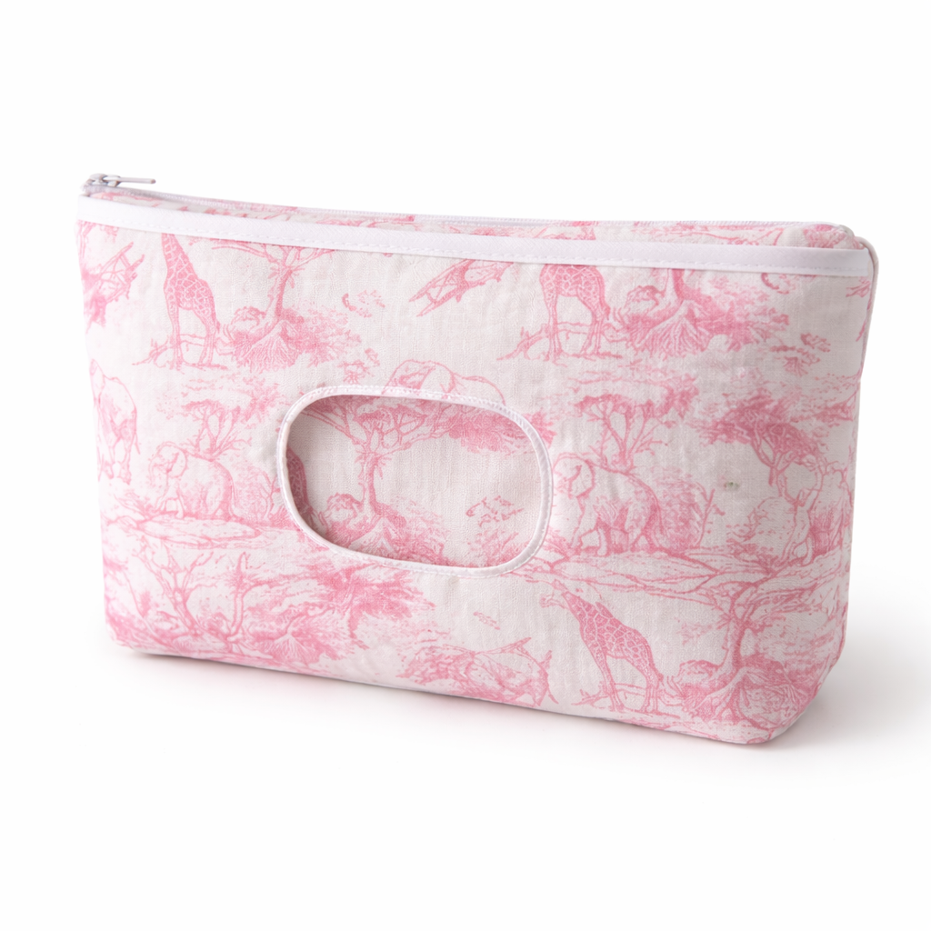 Pochette avec compartiment lingette