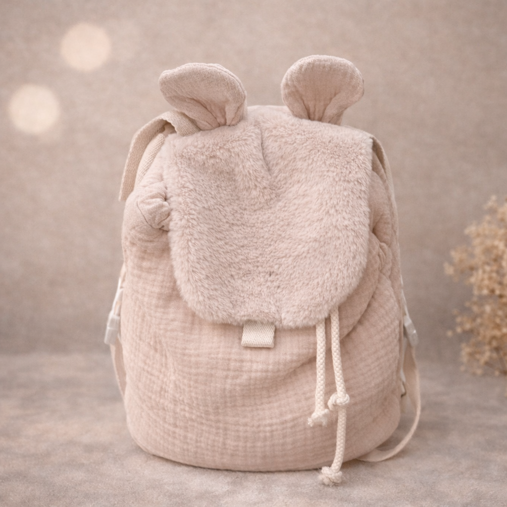 Sac à dos gaz beige