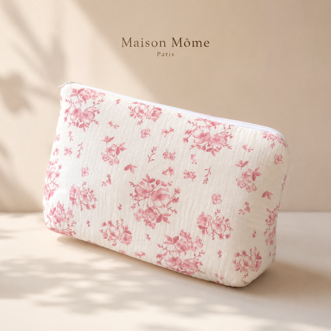 Pochette Fleur de Coton rose