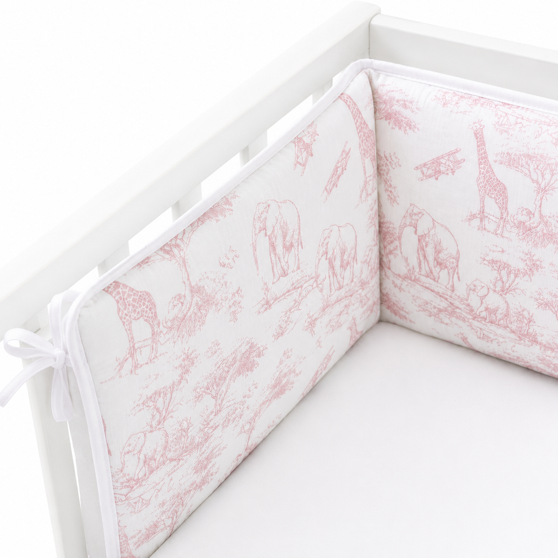 Tour de lit Toile de Jouy
