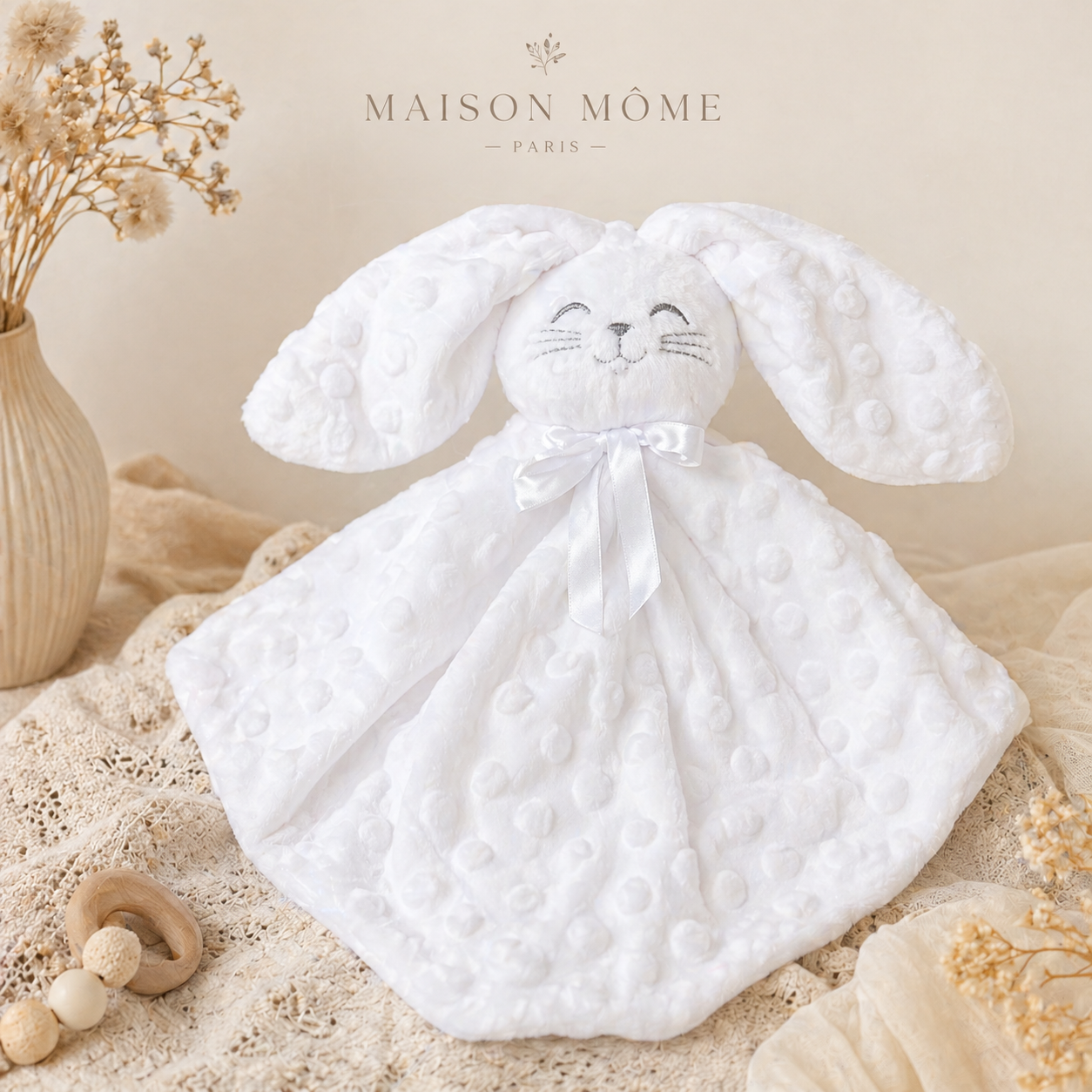 Doudou Minky Blanc