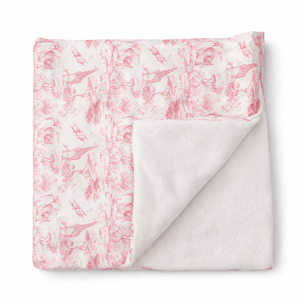 Plaid toile de Jouy