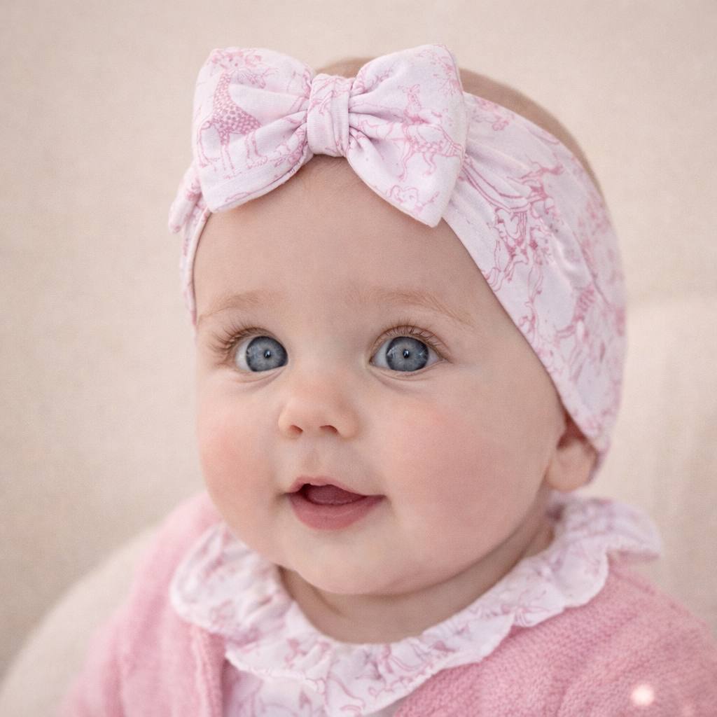 Bandana bébé fille à nouer plusieurs façons