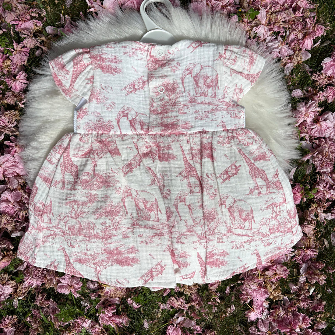 Robe petite fille avec Béguin