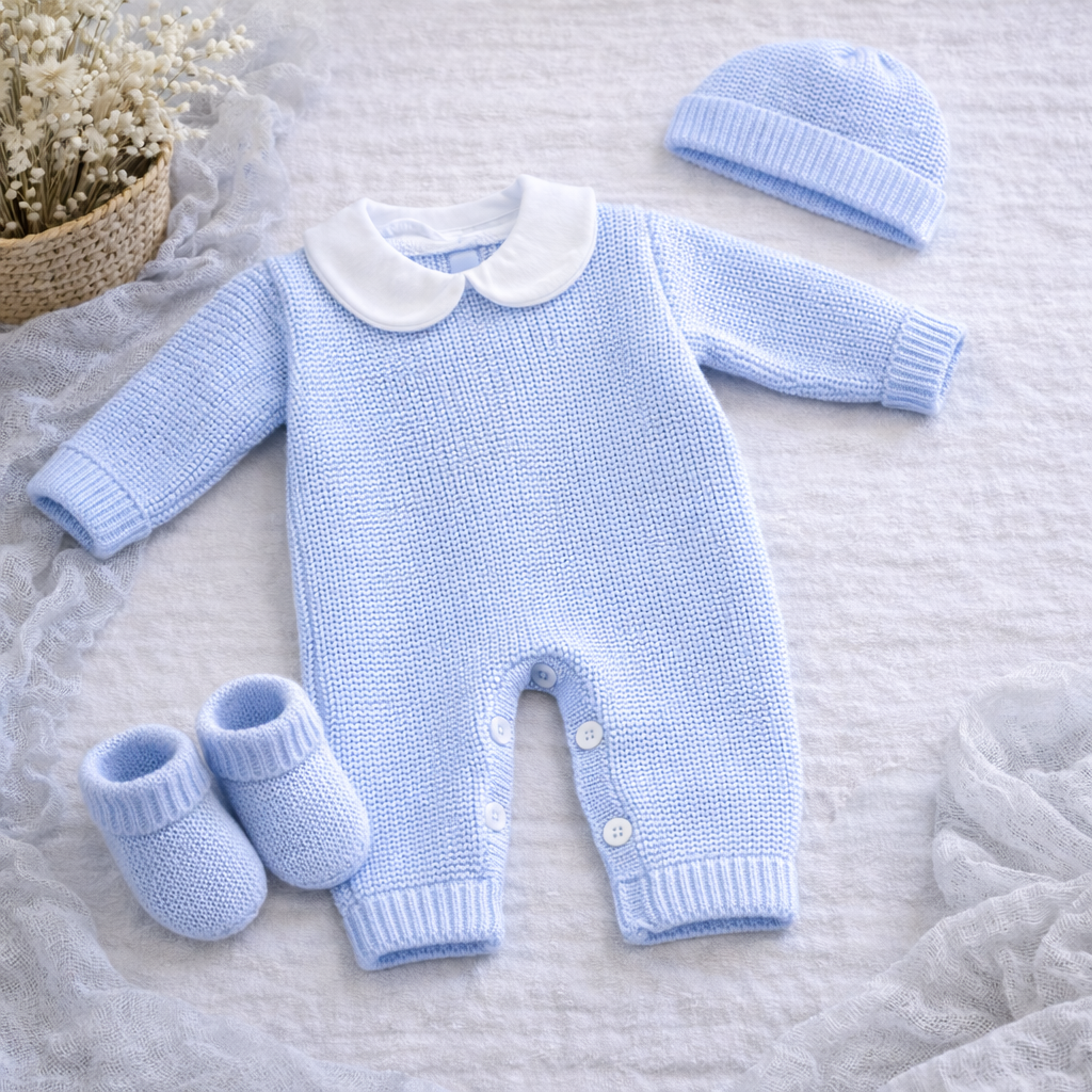 Combinaison tricot col Claudine