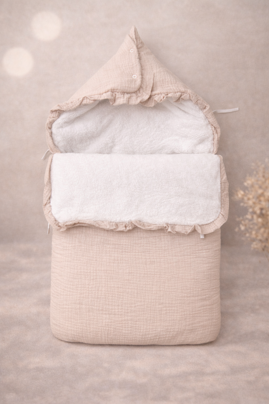 Nid d'ange gaz beige