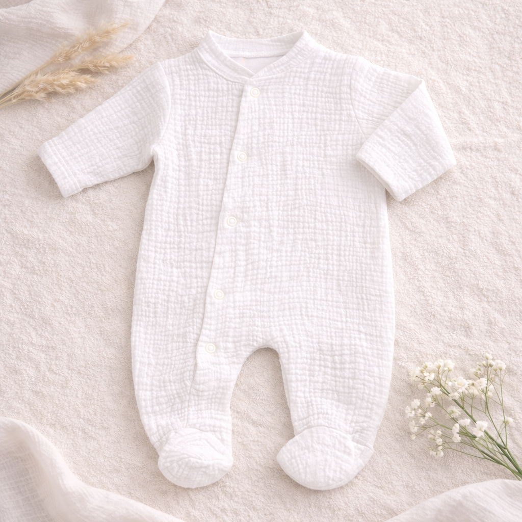 Coffret naissance gaze de coton - doudou offert !