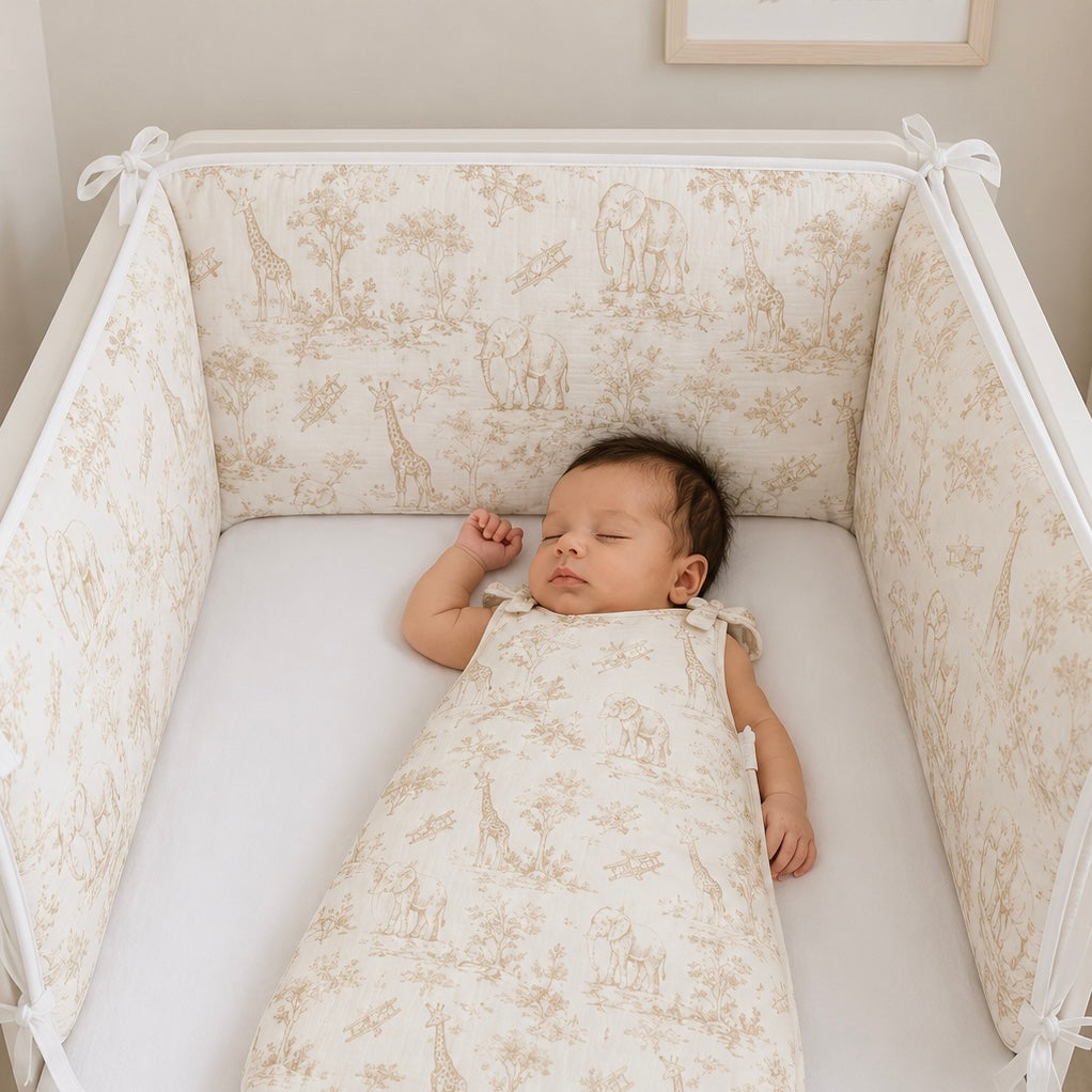 Tour de lit Toile de Jouy