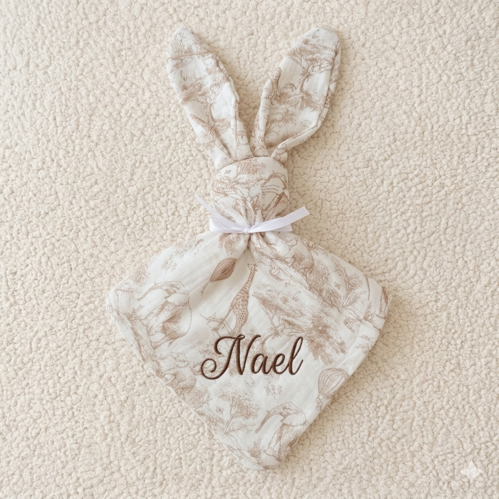 Doudou toile de Jouy