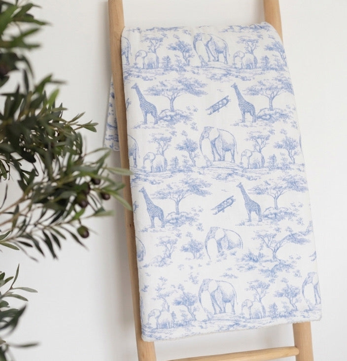 Plaid toile de Jouy