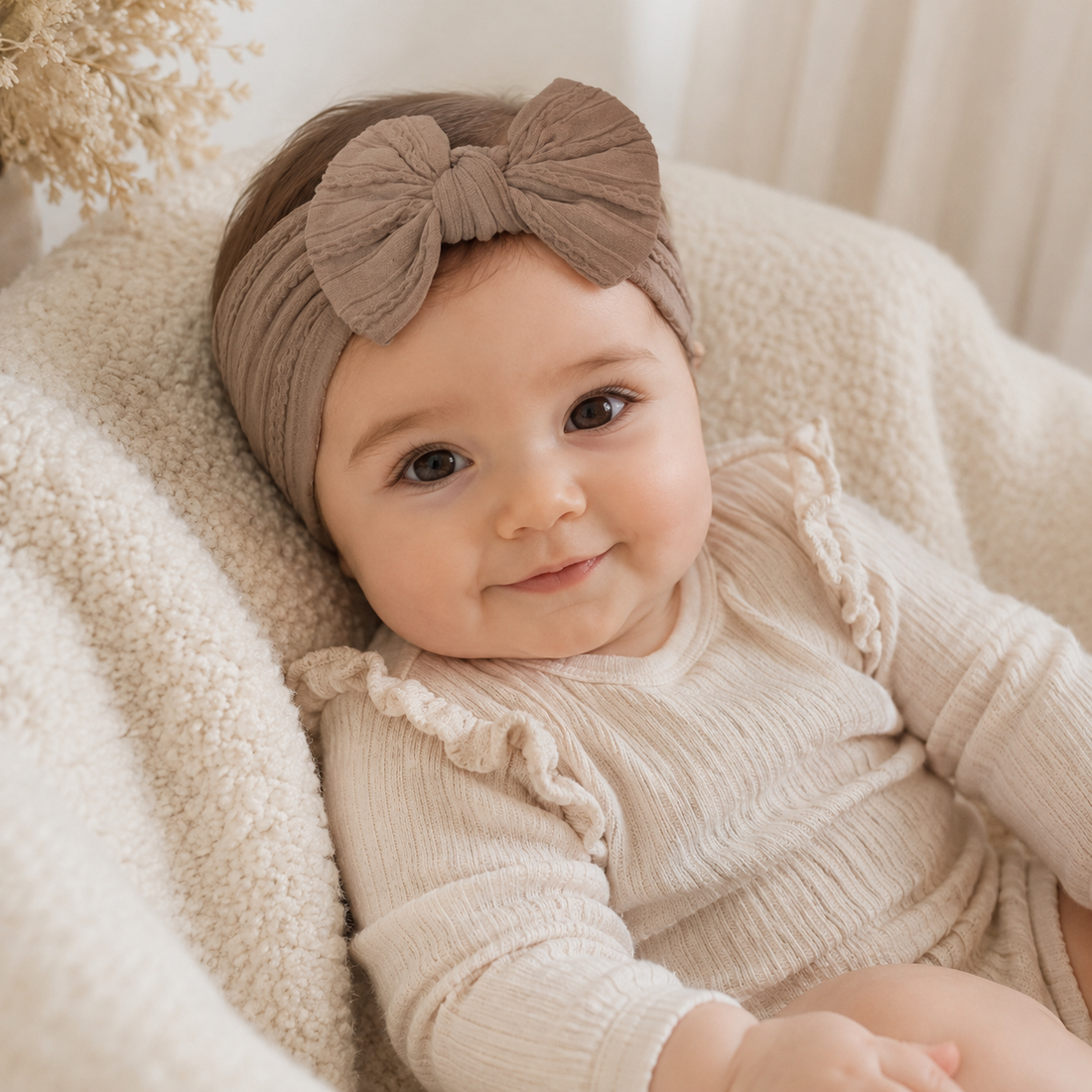 Bandana à noeuds petite fille