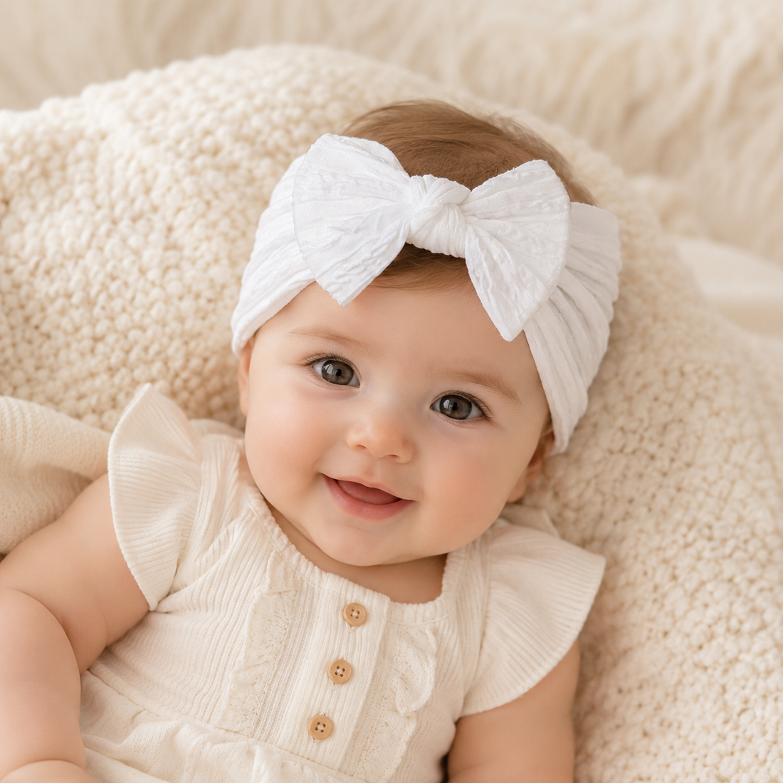 Bandana à noeuds petite fille
