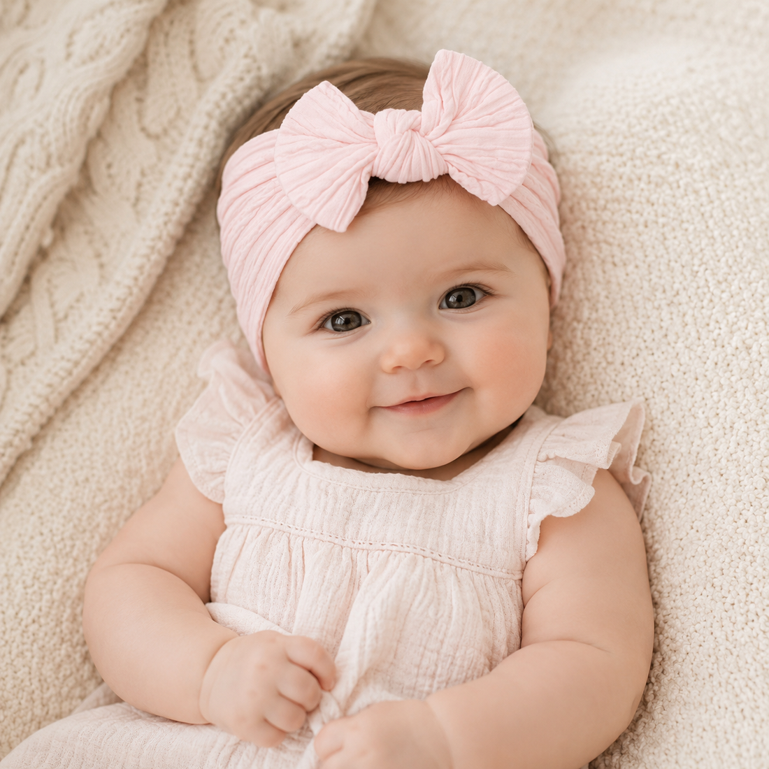 Bandana à noeuds petite fille