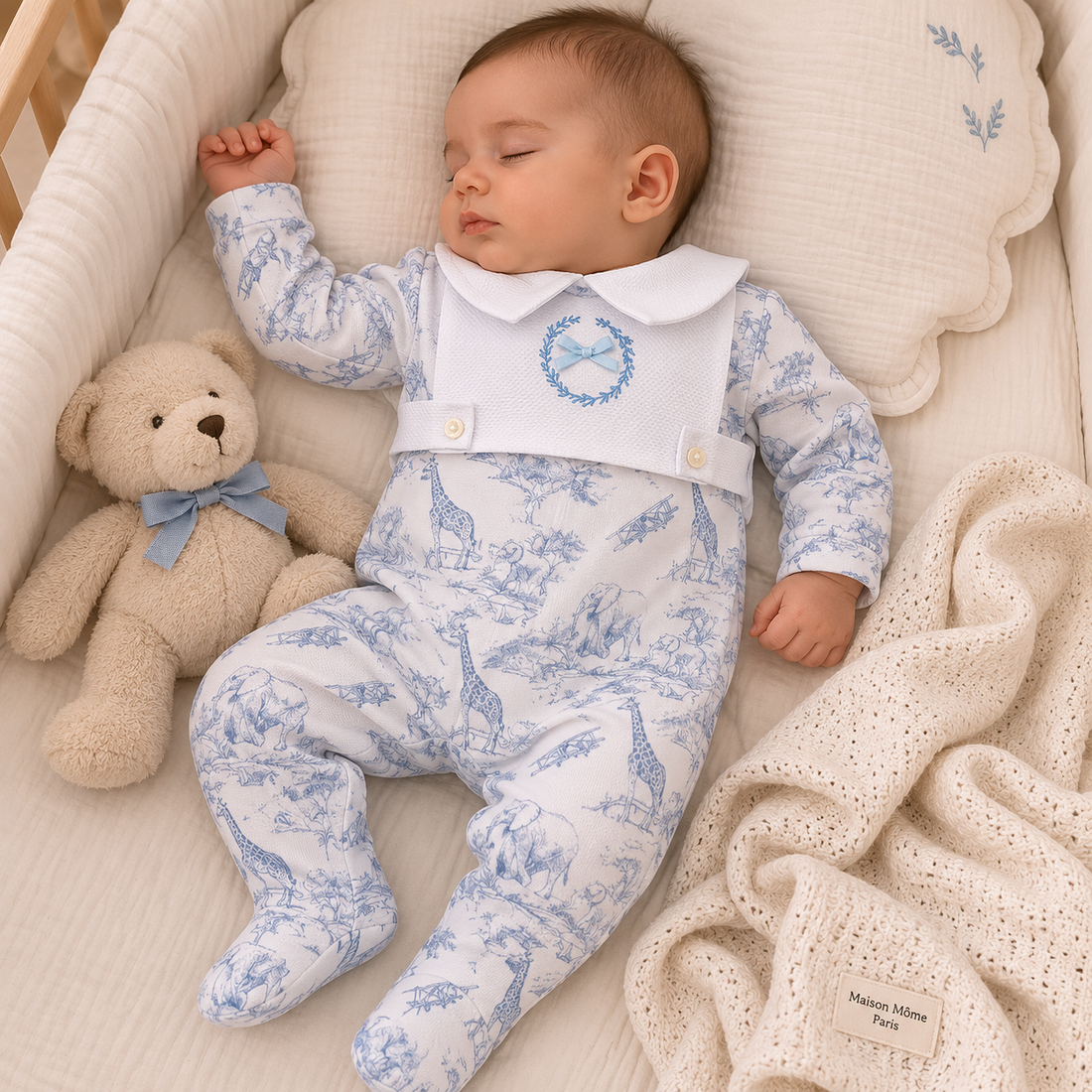 Pyjama toile de Jouy royale