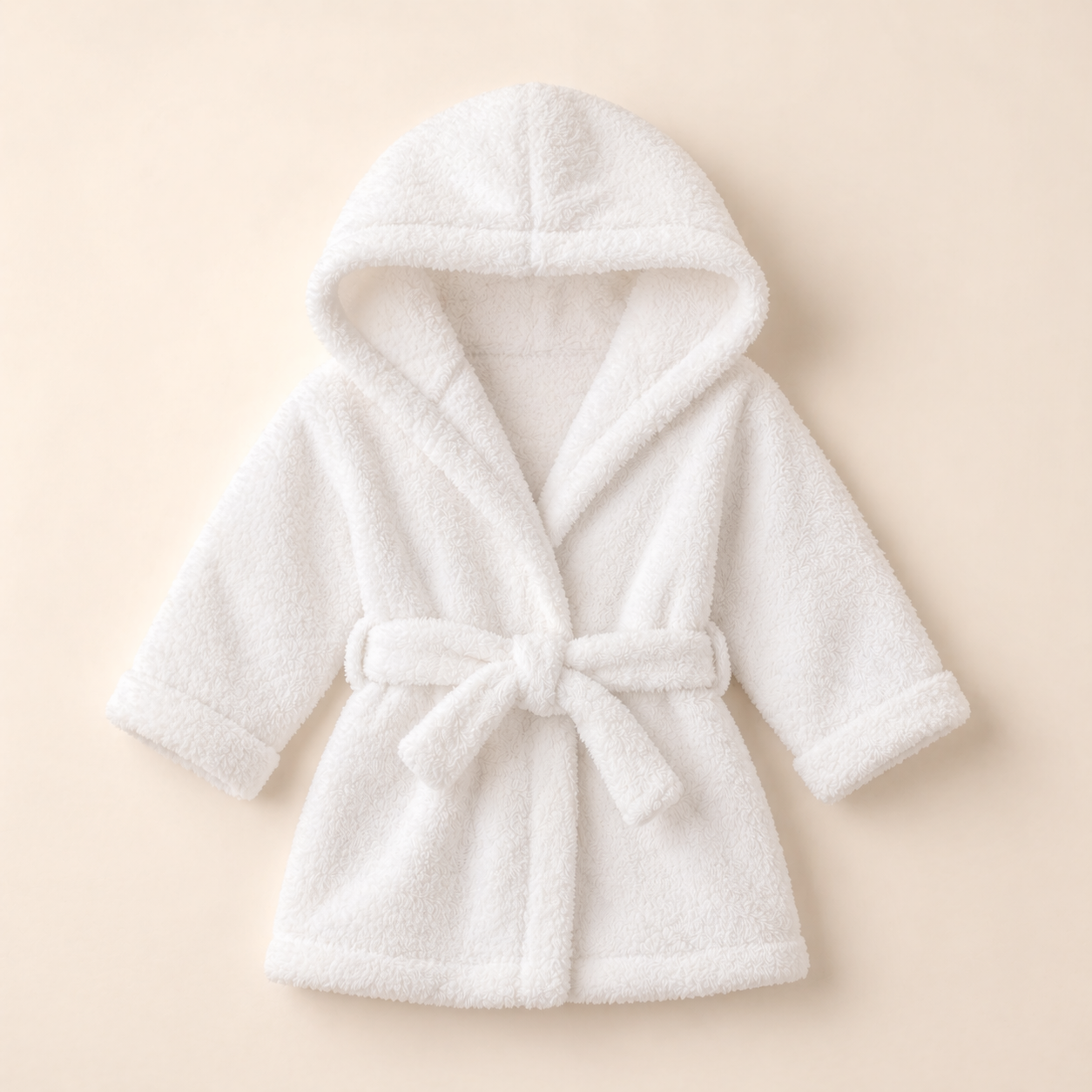 Peignoir bébé blanc