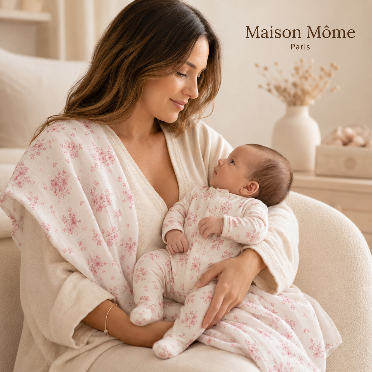 Lange Fleur de Coton rose