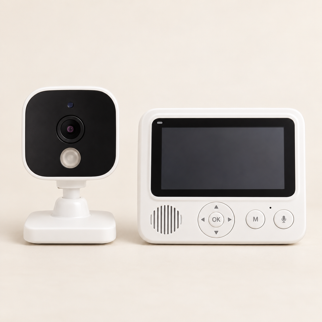 Babyphone vidéo avec caméra et moniteur