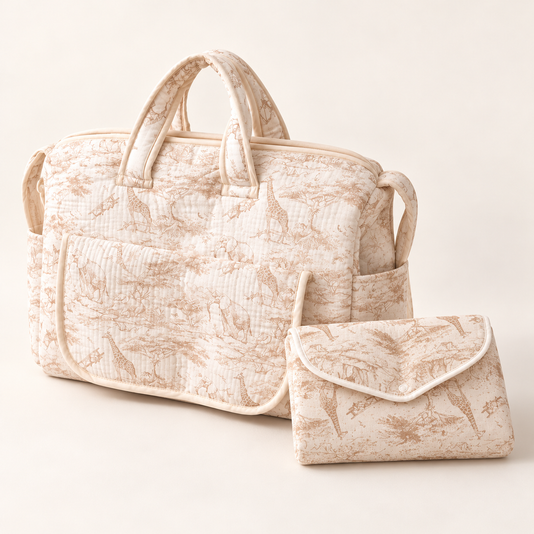 Pack Sortie Maison Môme — sac et tapis nomade assortis