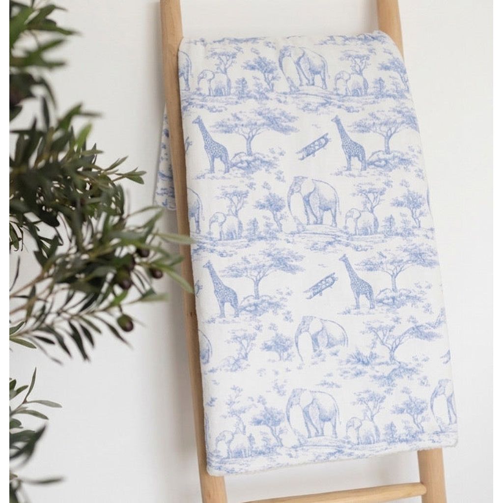 Plaid toile de Jouy